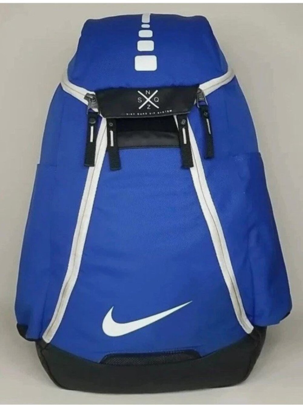 Nike Hoops Elite Max Air 2.0 Quad Zip Backpack 21" Royal Blue